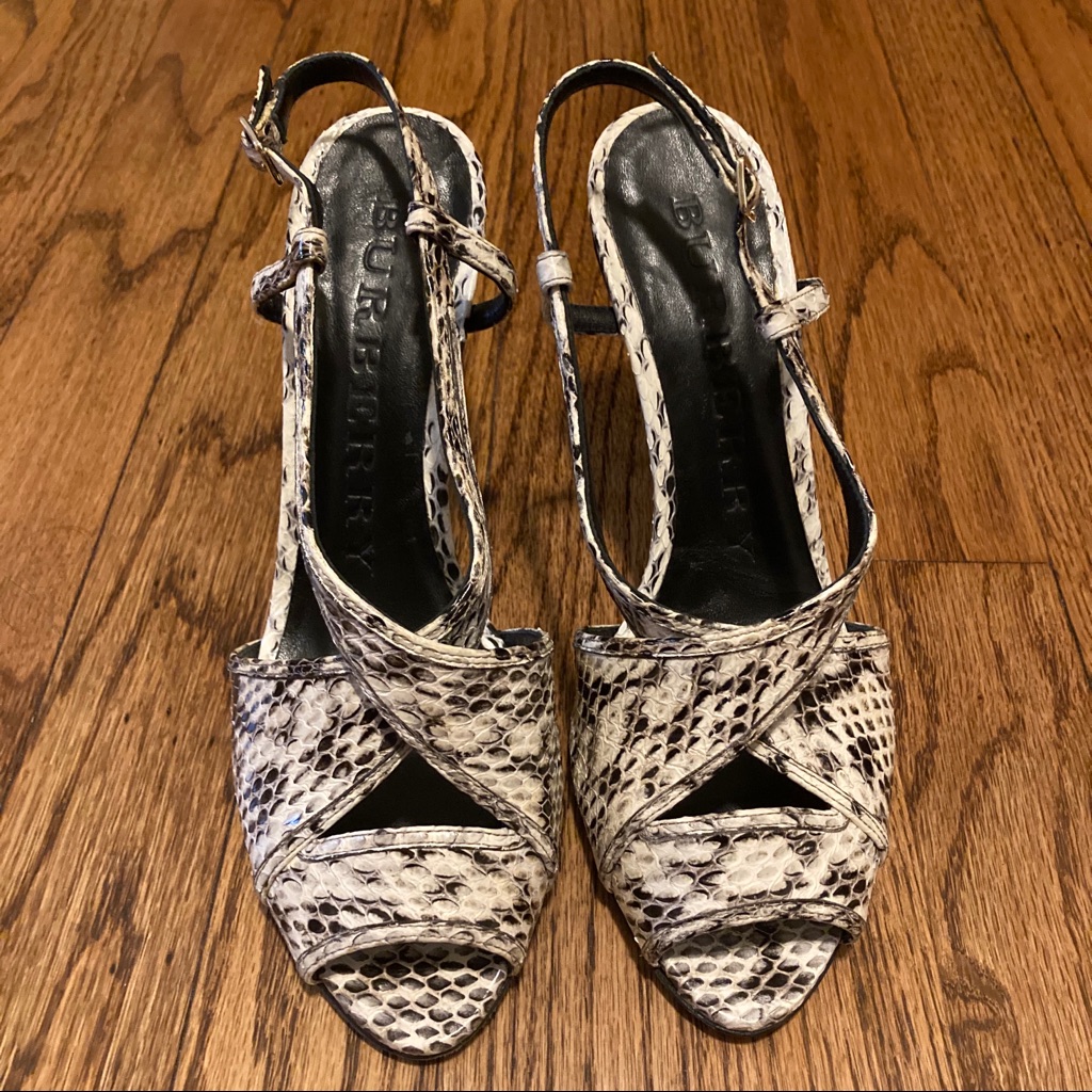 Burberry Python Stilettos